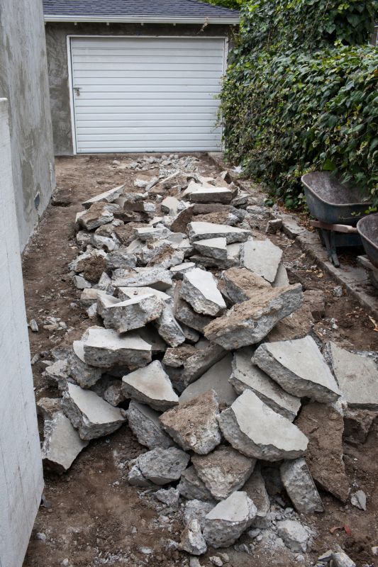 Block Wall Demolition in Bergen County, NJ